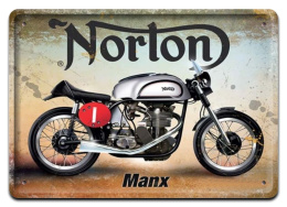 NORTON MOTOR METALOWY SZYLD PLAKAT VINTAGE #00499