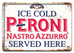 PERONI NASTRO AZZURRO METALOWY SZYLD RETRO #07344