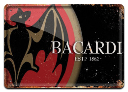 RUM BACARDI METALOWY SZYLD VINTAGE RETRO #07334