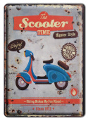 SKUTER LAMBRETTA METALOWY SZYLD RETRO #00760