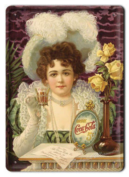 COCA COLA METALOWY SZYLD PLAKAT VINTAGE RETRO#01693