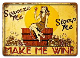 WINO METALOWY SZYLD PLAKAT TABLICZKA RETRO #07369