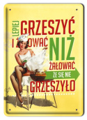 METALOWY SZYLD PLAKAT OBRAZEK VINTAGE RETRO #01048