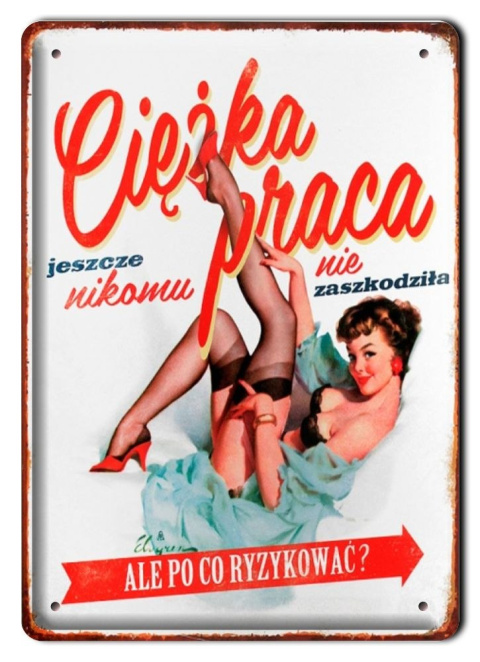 METALOWY SZYLD PLAKAT OBRAZEK VINTAGE RETRO #01054