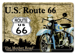 ROUTE 66 METALOWY SZYLD PLAKAT RETRO #00427