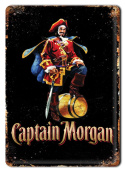 RUM CAPTAIN MORGAN METALOWY SZYLD RETRO #07353