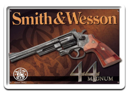 BROŃ SMITH & WESSON METALOWY SZYLD RETRO #00309