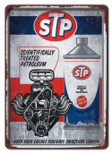 S T P GARAGE METALOWY SZYLD PLAKAT RETRO #08337