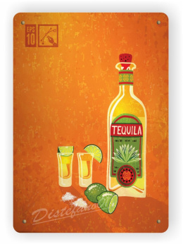 TEQUILA METALOWY SZYLD PLAKAT RETRO #04488