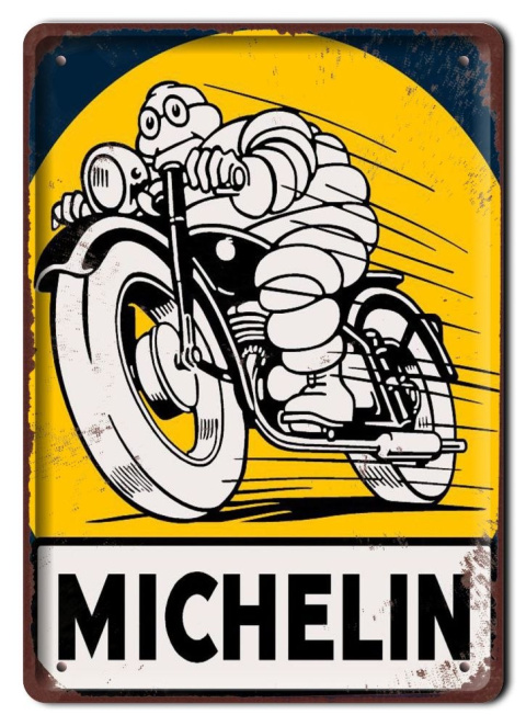 MICHELIN METALOWY SZYLD PLAKAT RETRO #08515