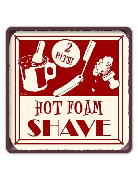 BARBER SHOP METALOWY SZYLD PLAKAT RETRO #08766