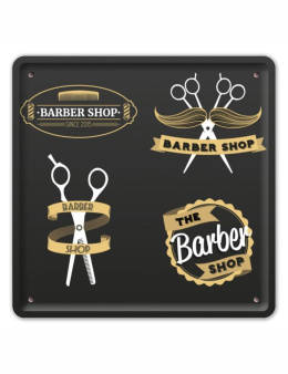 BARBER SHOP METALOWY SZYLD PLAKAT RETRO #08773