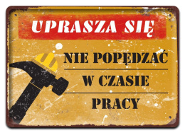 PRL METALOWY SZYLD PLAKAT VINTAGE RETRO #09062