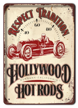 HOT RODS METALOWY SZYLD VINTAGE RETRO #09118