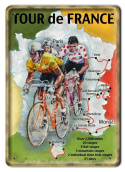 TOUR DE FRANCE METALOWY SZYLD RETRO #09389