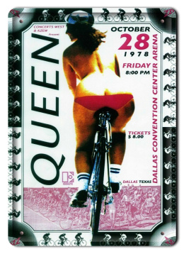 QUEEN METALOWY SZYLD OBRAZEK VINTAGE RETRO #09393