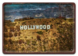 HOLLYWOOD METALOWY SZYLD VINTAGE RETRO #09623