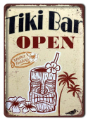 TIKI BAR METALOWY SZYLD VINTAGE RETRO #09645