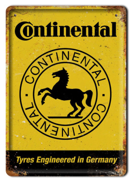 CONTINENTAL METALOWY SZYLD OBRAZEK VINTAGE #09681