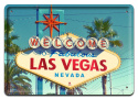 LAS VEGAS METALOWY SZYLD PLAKAT VINTAGE RETRO #09702