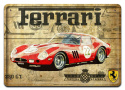 FERRARI METALOWY SZYLD VINTAGE RETRO #09715