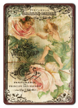 TILET SOAP METALOWY SZYLD VINTAGE RETRO #09779