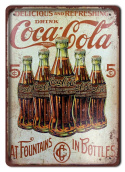 COCA COLA METALOWY SZYLD VINTAGE RETRO #09786