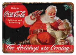 COCA COLA METALOWY SZYLD PLAKAT RETRO #07355