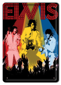 ELVIS METALOWY SZYLD PLAKAT VINTAGE RETRO #00036