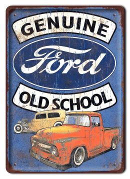 FORD GARAGE METALOWY SZYLD PLAKAT RETRO #07744