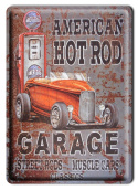 HOT ROD GARAGE METALOWY SZYLD PLAKAT RETRO #00827