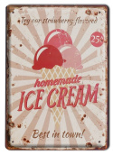 LODY ICE CREAM METALOWY SZYLD VINTAGE RETRO #00320