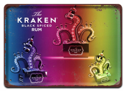 KRAKEN RUM PLAKAT METALOWY SZYLD RETRO #07886