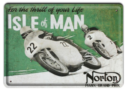 NORTON METALOWY SZYLD PLAKAT VINTAGE RETRO #00796