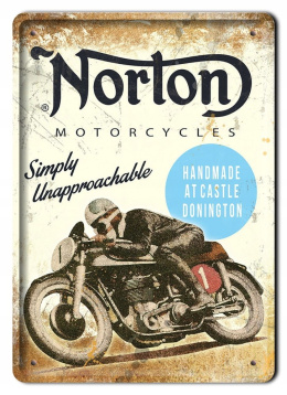 NORTON PLAKAT METALOWY SZYLD RETRO #07878