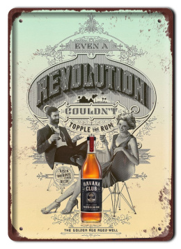 RUM HAVANA CLUB METALOWY SZYLD PLAKAT RETRO #07201