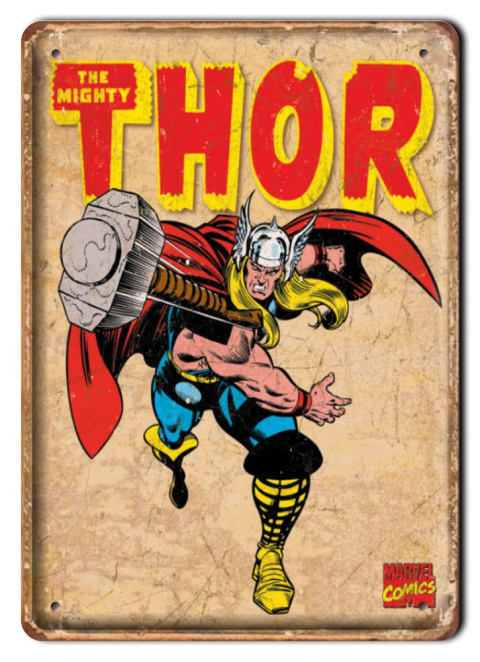 THOR METALOWY SZYLD PLAKAT VINTAGE RETRO #00794