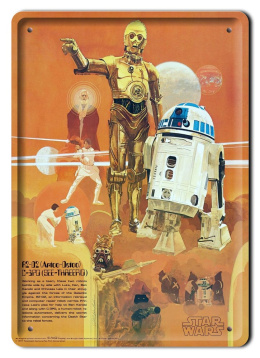 STAR WARS TABLICZKA METALOWY SZYLD PLAKAT #07982