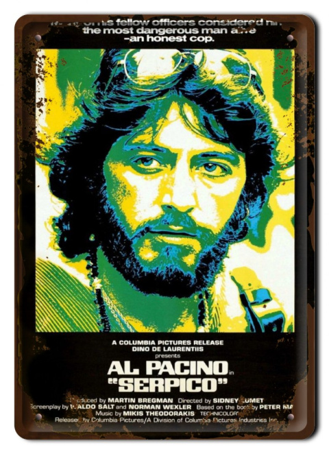 AL PACINO TABLICZKA METALOWY SZYLD RETRO #10071