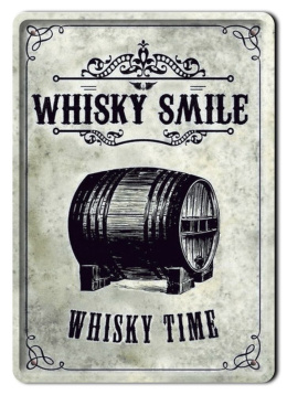 WHISKEY PLAKAT METALOWY SZYLD RETRO VINTAGE #10448