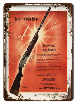 BROWNING PLAKAT METALOWY SZYLD RETRO VINTAGE #10847