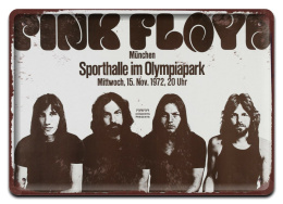 PINK FLOYD PLAKAT METALOWY SZYLD RETRO VINTAGE #12112