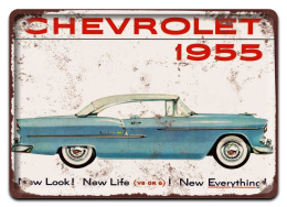 CHEVROLET PLAKAT METALOWY SZYLD RETRO VINTAGE #11334