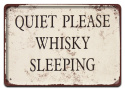 WHISKEY PLAKAT METALOWY SZYLD PLAKAT RETRO #11543