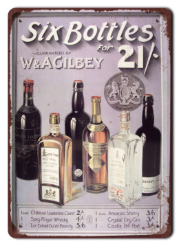 WHISKEY BRENDY METALOWY SZYLD PLAKAT RETRO#11561