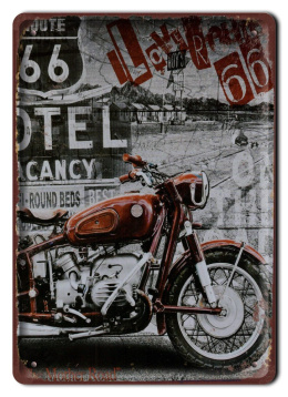 HARLEY PLAKAT METALOWY SZYLD RETRO VINTAGE #11623