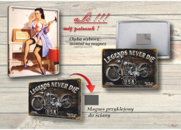 HARLEY PLAKAT METALOWY SZYLD RETRO VINTAGE #11623