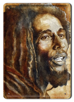 BOB MARLEY METALOWY SZYLD OBRAZEK RETRO #06780