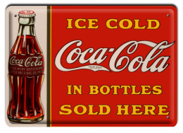 COCA COLA METALOWY SZYLD PLAKAT VINTAGE RETRO #00429