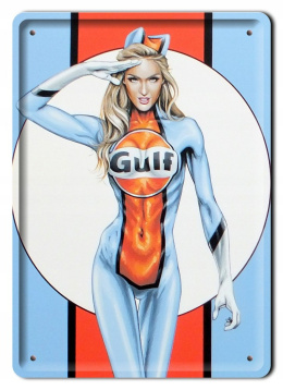 GULF METALOWY SZYLD RETRO PLAKAT RETRO #07777